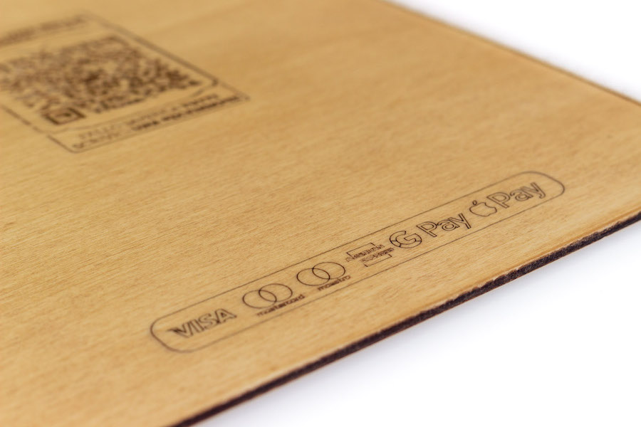 e-Commerce Menu di Legno inciso a Laser DLM Comunicazione